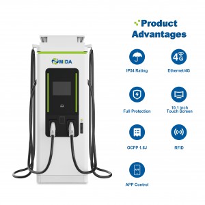 60KW 120KW 180KW 240KW 400KW DC EV Charging Station Fast Charger CCS1 CCS2 GBT CHAdeMO Standard