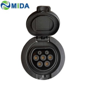 Type 2 Female EV Charging Socket for AC Charger Pile