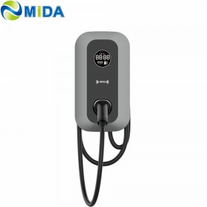 MIDA 7kw 9.6KW 11KW 22KW J1772 type1 Type2 GBT AC Charger Station OCPP1.6 Wallbox Charger with WIFI APP