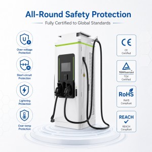 160KW 180KW 240KW DC DC Charger High Efficiency Dual Port With OCPP Ready Connectivity For Municipal Transit Interchanges product view 2
