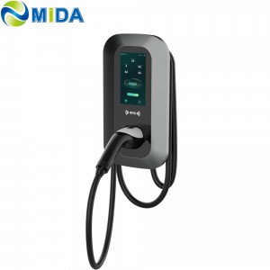 MIDA 7kw 9.6KW 11KW 22KW J1772 type1 Type2 GBT AC Charger Station OCPP1.6 Wallbox Charger with WIFI APP