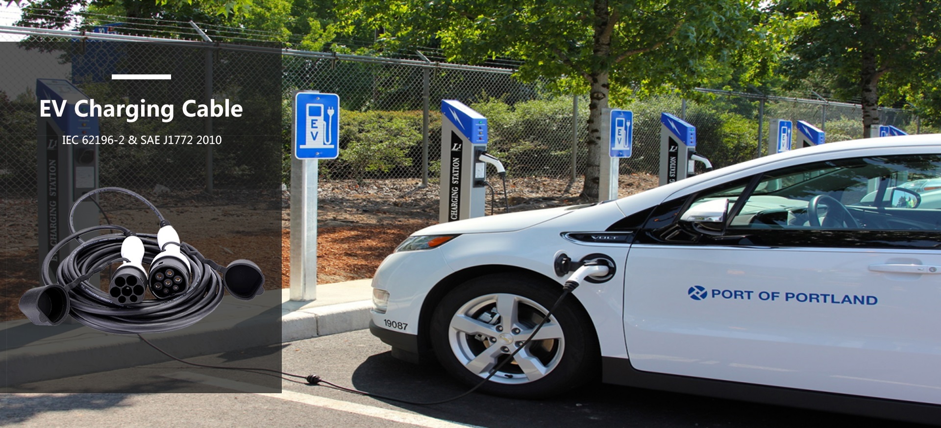 Chargeur EV Type 2 Support de prise pour câble de charge mural Boîtier mural  Station de charge Organisateur de chargeur avec crochet - Shanghai Mida EV  Power Co., Ltd.