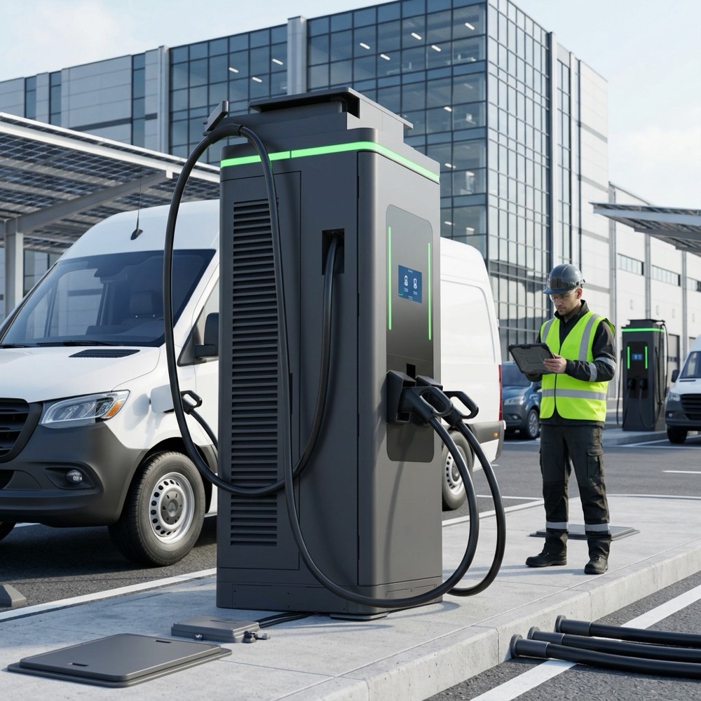 MD-EU 160/180kW DC fast charger with GB/T connector