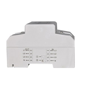 3 Fase 4 Medidor de potencia Cable 3x220V / 380V Digital 7P DIN Rail Medidor de energía electrónica