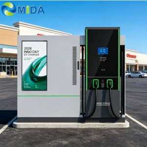 MIDA 120kW 200kWh BESS DC Fast Charging System for Grid Support