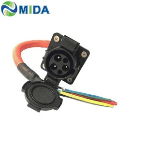 32Amp SAE J1772 EV Charger Socket Type 1 EV Socket With EV Charging Cable for Mini Electric Car