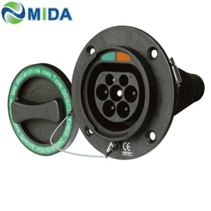 Type 2 Male EV Charging Socket for Car Side DSIEC2f-EV16S /32S