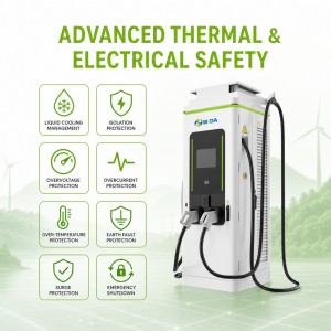 Solar PV 320KW 360KW 480KW DC DC Charger High Efficiency Dual Port With OCPP Ready Connectivity For Urban Charging Hubs product view 2