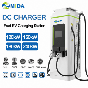 160KW 180KW 240KW DC DC Charger High Efficiency Dual Port With OCPP Ready Connectivity For Municipal Transit Interchanges product view 3