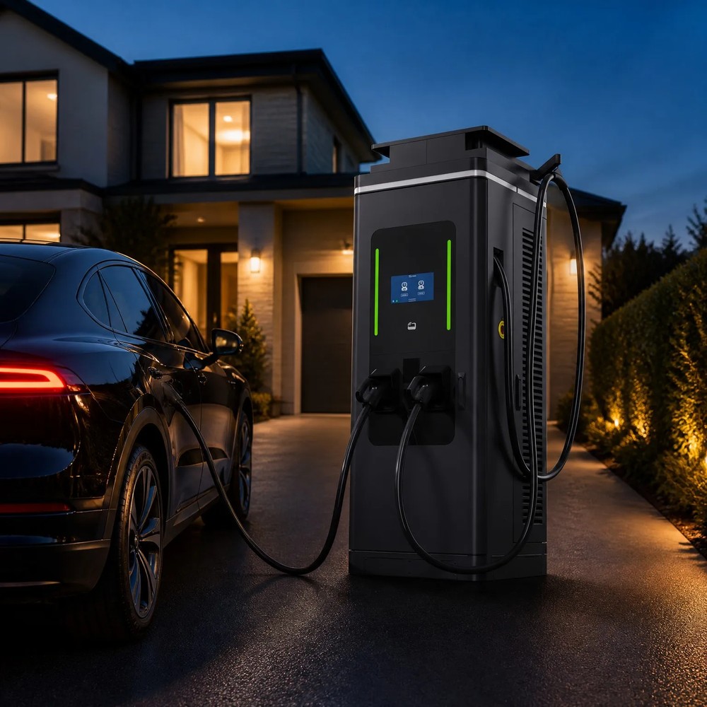 Advanced 120kw Ccs1 Commercial Evse Station Rfid Card Control With High Efficiency For Fleet Charging Support Oem Odm Featured Image