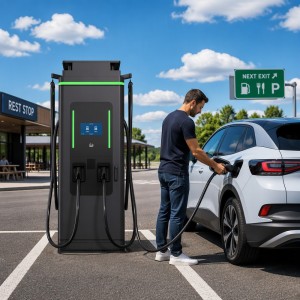 Reliable 300kw Ccs2 Dc Fast Charger Wide Voltage 1000v With Rfid Card Control For Highway Fast Delivery Factory