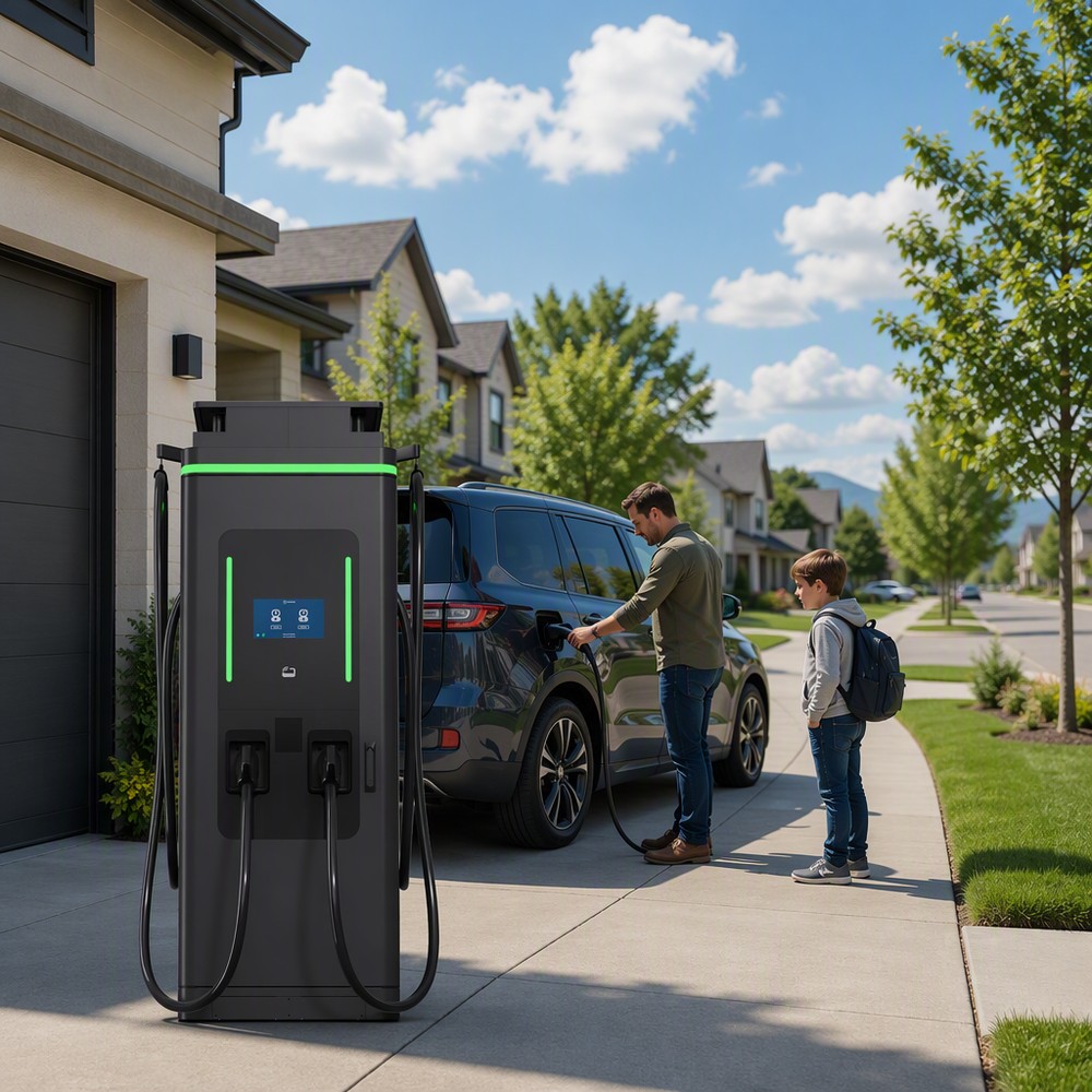 MD-EU 160/180kW DC fast charger with CCS1 connector