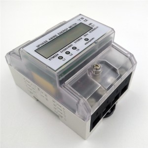 3 Phase 4 Wire Energy Meter Electricity Meter for DIN Rail