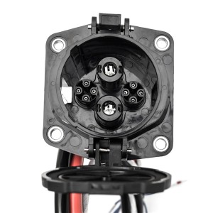 YAZAKI CHAdeMO Inlet Socket 125A DC 500V with EV Cable JEVS G 105 Japan DC Quick Charger Socket
