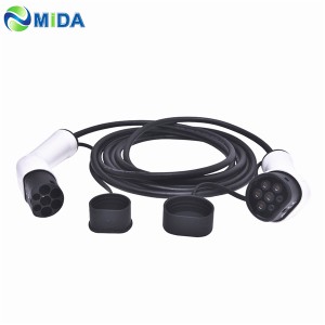 16A 32A Mode 3 Type 2 to Type 2 EV Connector Electric Car Charging Cable