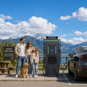 Integrated 240kw Nacs Floor Mounted Evse Wide Voltage 1000v With Smart Ocpp 1.6j For Fleet Charging Support Oem Odm