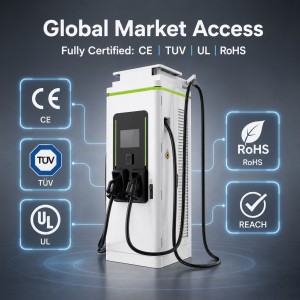 320KW 360KW 480KW DC DC Charger High Efficiency Dual Port With OCPP Ready Connectivity For Renewable Energy Sites
