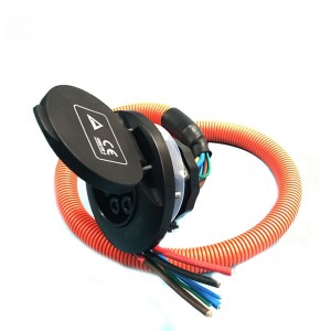 Type 2 EV Charger Socket Female with EV Cable for EV Charging Station Side