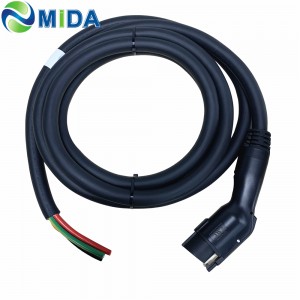 UL Certificate  80A J1772 Plug Type 1 EV Connector J1772 Extension Cable