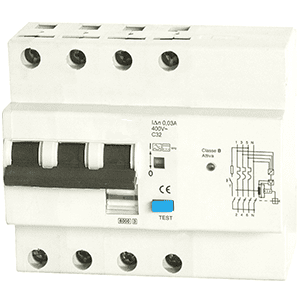 Type B RCBOs 3P+N 30mA Residual Current Circuit Breakers