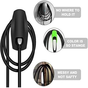 EV Charger Type 2 Wall Bracket Tesla EV Plug Holder Dummy Socket