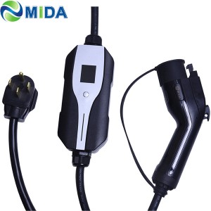 Level 2 EV Charger J1772 Type 1 Plug 16A 32A 40Amp Nema14-50 Plug Electric Vehicles Charging