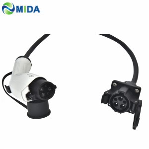 32A 40Amp 20 Feet J1772 EV Charger Extension Cable EV Adapter Type 1 EV Extension Cord for Tesla