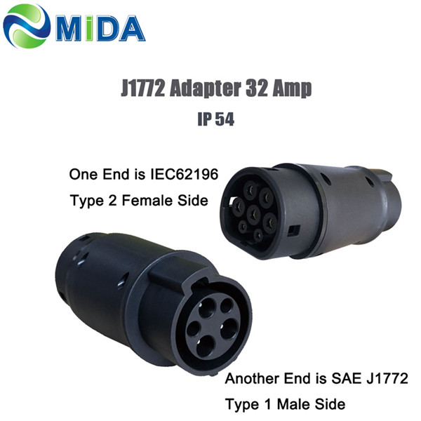 DUOSIDA EV Adapter Type 1 to Type 2 Convertor EV Charger Connector Electric Vehicle Car Charger Featured Image