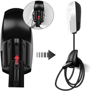 Cargador EV Tipo 2 Soporte de pared Tesla EV Plug Holder Socket simulado