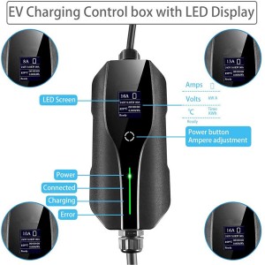 Mode 2 EV Charging SAE J1772 8A 10A Type 1 Portable EV Charger EVSE with Australian AU plug