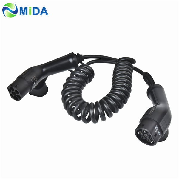 22kw EV Charging Cable Type 2 Charging Cable Spiral - China