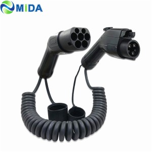 16A 32A J1772 Plug Type 1 to Type 2 EV Charging Station For Electric Vehicle Charger