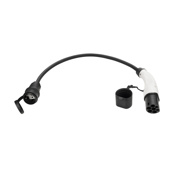 EV Connector 16A Type 2 Male Plug to Schuko socket EV Charging