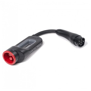 Adattatore EV Tesla per l'Europa Connettore EV Plug IEC 62196 Tipo 2 a caricabatterie rapido DC