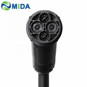 Japan CHAdeMO Plug 125A 200A DC Fast EV Charger Connector for Nissan Leaf Car Charger