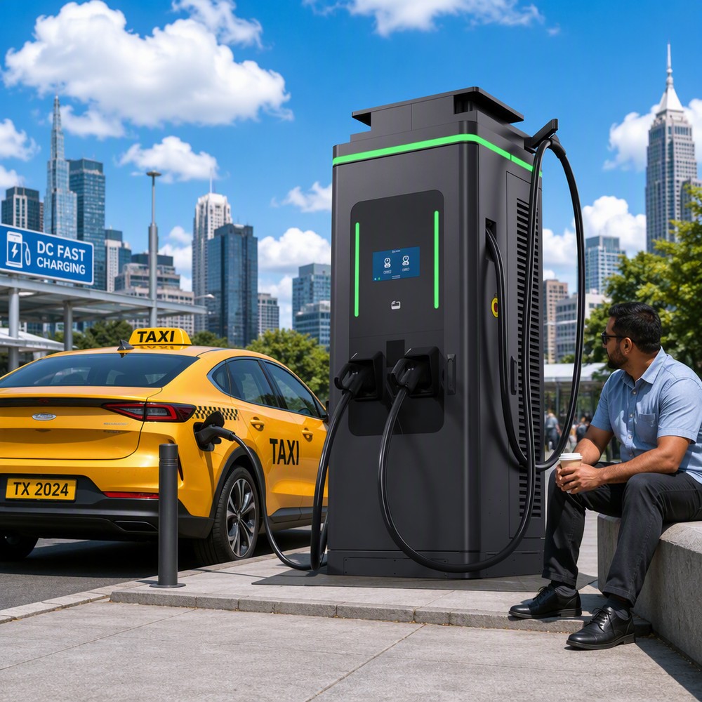 MD-EU 60/80/120kW dual-output DC fast charger unit