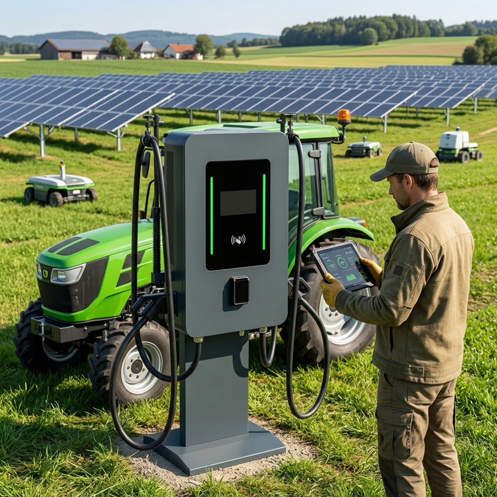 Dual Connector 40kw 80kw Wall-mounted DC Fast EV Charging Station OCPP 1.6J Protocol Commercial EVSE For Car Parks Featured Image