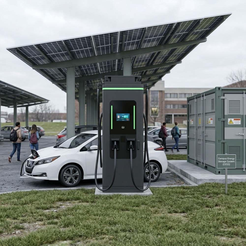 MD-EU 320/360kW DC fast charger with NACS connector