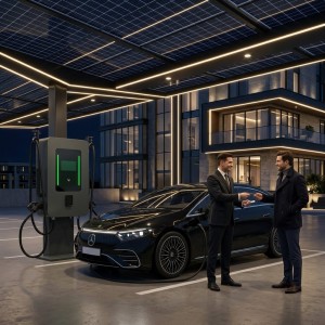 Advanced 80kw Dual Gun EV Wallbox Fast Charging Station CCS2 DC Charger With Intelligent Load Balance For Commercial