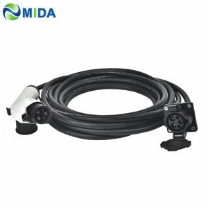 32A 40Amp 20 pies J1772 Cable de extensión del cargador EV Adaptador EV Tipo 1 Cable de extensión EV para Tesla