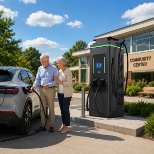 MD-EU 320/360kW Dual-Output DC Fast Charger for Commercial EV Fleets