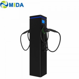 China Factory 22kw 44kw CCS Type2 AC Charger Wallbox Cable Socket Verstion EV Fast Charging Station