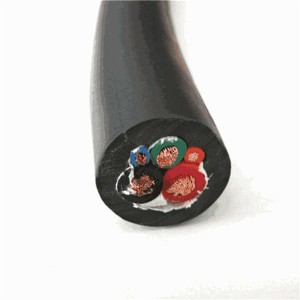TUV 63A 3 Phase 5G*10mm²+2*0.5mm² EV Charger Cable TPU Sheath