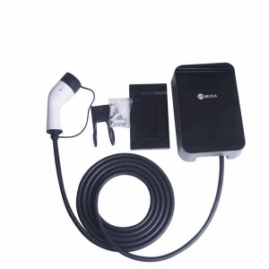 7.2KW 32Amp 240V EV Wallbox with Type 2 Tethered Cable Electric Car Charging Station