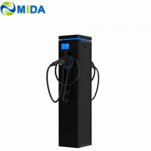 China Factory 22kw 44kw CCS Type2 AC Charger Wallbox Cable Socket Verstion EV Fast Charging Station