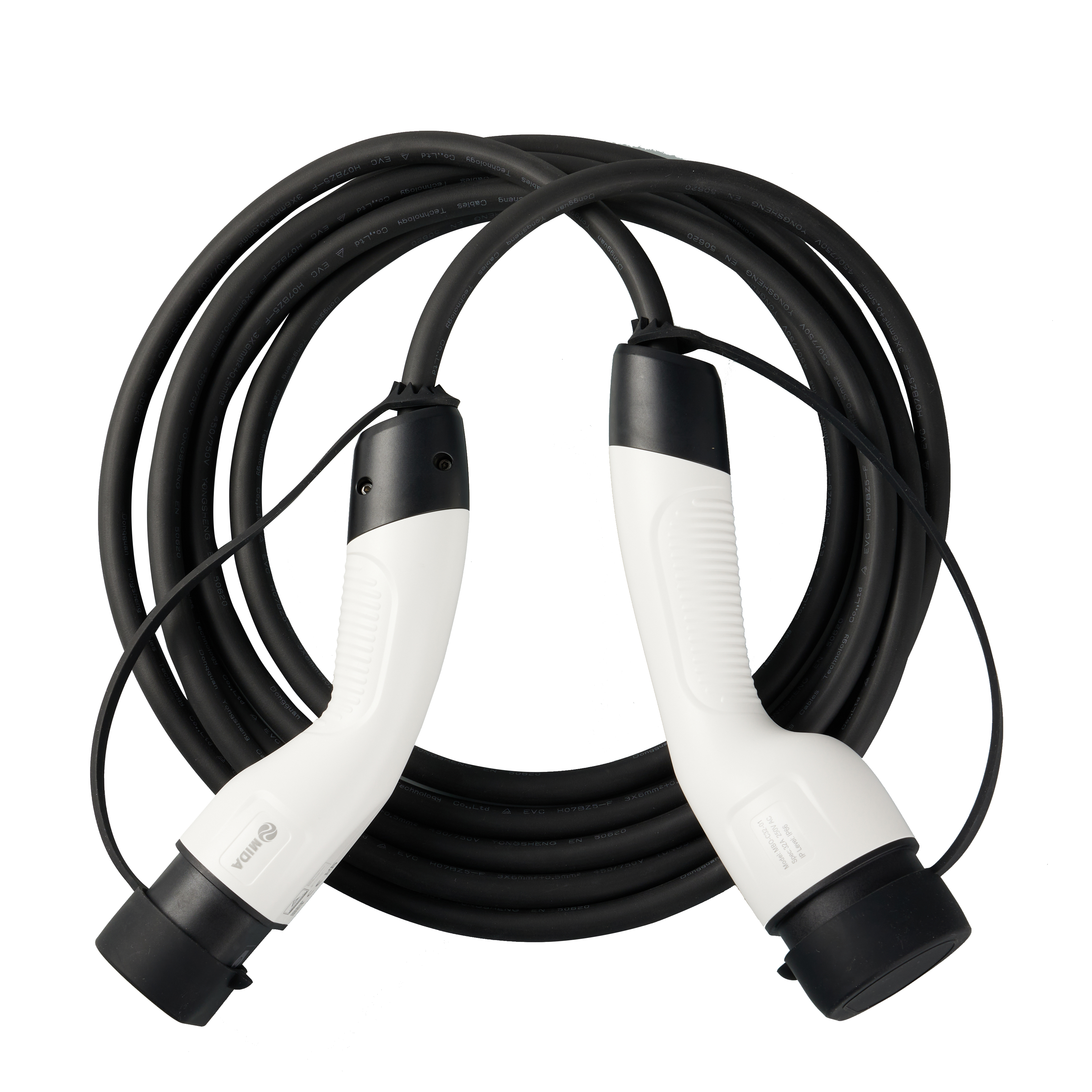 10m Type 2 EV Car Charging Cable, 7.2KW Electric Cable