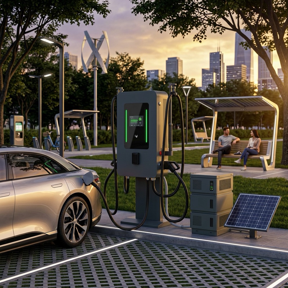 How to Solve Grid Capacity Limits for DC Charging Stations?