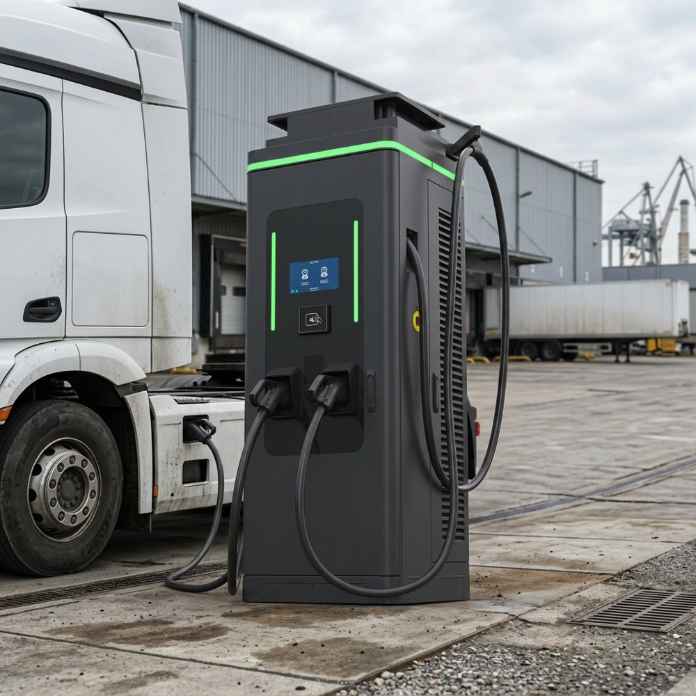 MD-EU 240kW DC fast charger with CHAdeMO connector