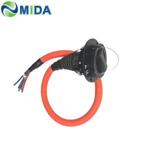 32A IEC 62196-2 EV Charger Type 2 Socket Male EV Harness Cable For Electric Car Side