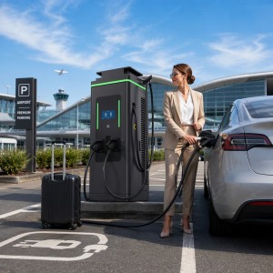 Efficient 60kw Ccs1 Electric Vehicle Charging Pile Modular Design With High Efficiency For Shopping Mall Support Oem Odm